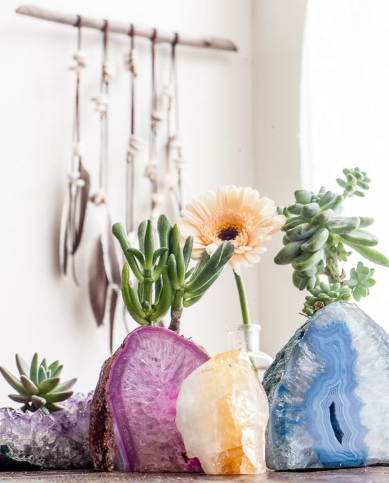 interieur - kristal - kristallen - mineralen - edelstenen - interieurinspiratie - interieurontwerp - interieuraccessoires - wonen