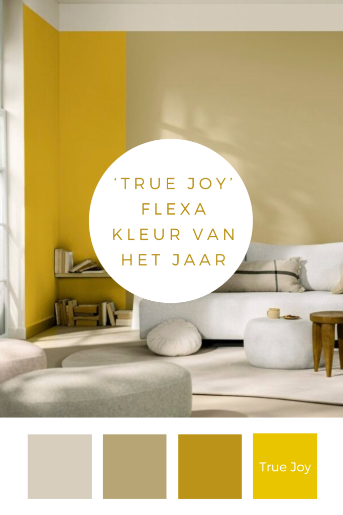 Flexa kleur van het jaar 2025 - True Joy - interieurinspiratie