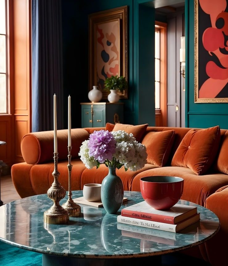 boudoir interieur - warm - kleurrijk - zacht - interieurinspiratie